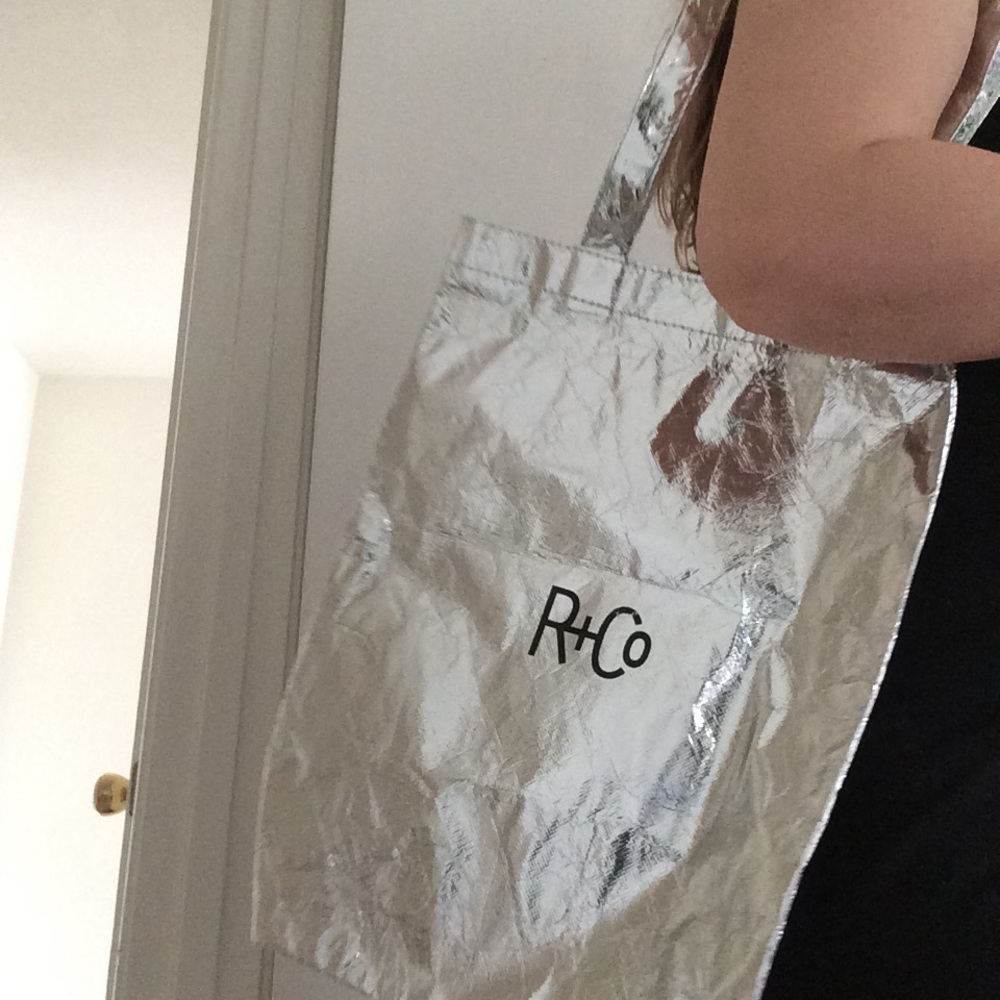 R+Co foil tote - 2 pack👽